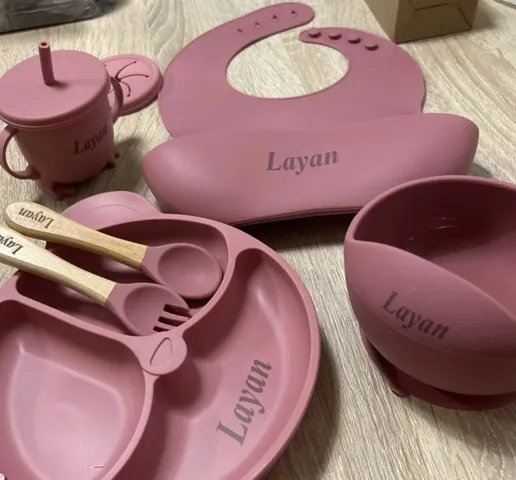 طقم سليكون للاطفال